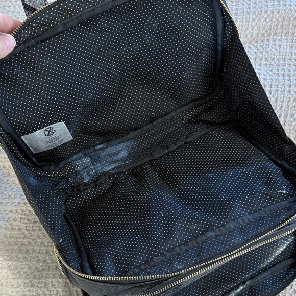 Christian Lacroix Black White Travel Toiletries Case Makeup Bag - Picture 6 of 8